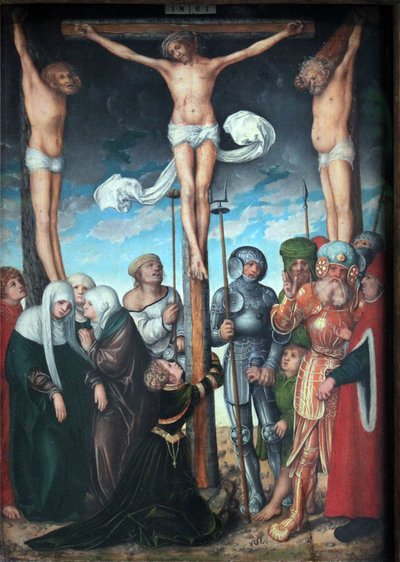 Kruisiging van Christus door Lucas Cranach the Elder